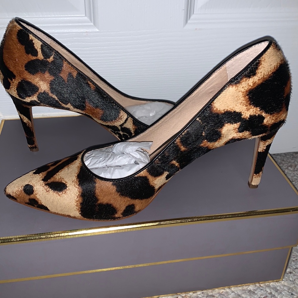 Louis et Cie animal print heels